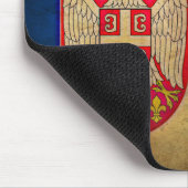 Tapis De Souris drapeau de la Serbie (Coin)