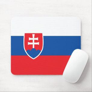 Tapis De Souris Drapeau de la Slovaquie