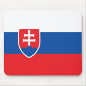 Tapis De Souris Drapeau de la Slovaquie (Devant)