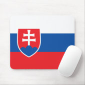 Tapis De Souris Drapeau de la Slovaquie (Avec souris)