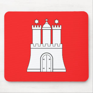 Tapis De Souris Drapeau de la souris de Hambourg