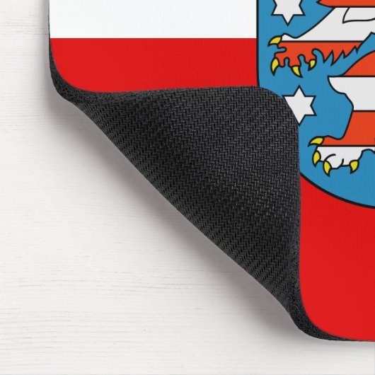 Tapis De Souris Drapeau de la souris de Thuringe (Coin)