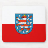 Tapis De Souris Drapeau de la souris de Thuringe (Devant)