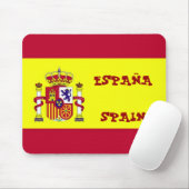 Tapis De Souris Drapeau de la souris Espagne (Avec souris)