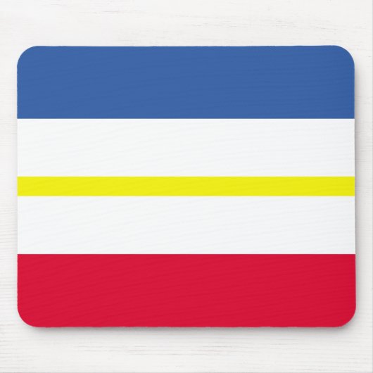 Tapis De Souris Drapeau de la souris Mecklembourg-Poméranie occide (Devant)