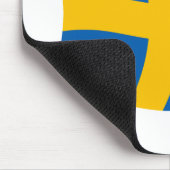 Tapis de souris Drapeau de la Suède (Coin)