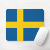 Tapis De Souris Drapeau de la Suède (Avec souris)