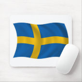 Tapis de souris Drapeau de la Suède (Avec souris)