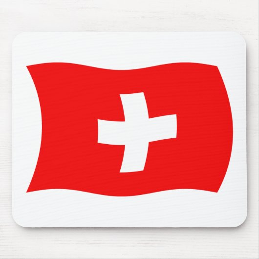 Tapis de souris Drapeau de la Suisse (Devant)