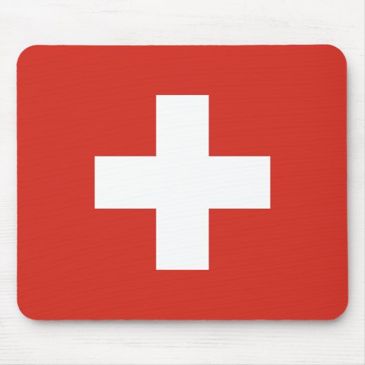 Tapis De Souris Drapeau de la Suisse (Devant)