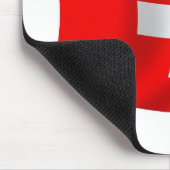 Tapis de souris Drapeau de la Suisse (Coin)