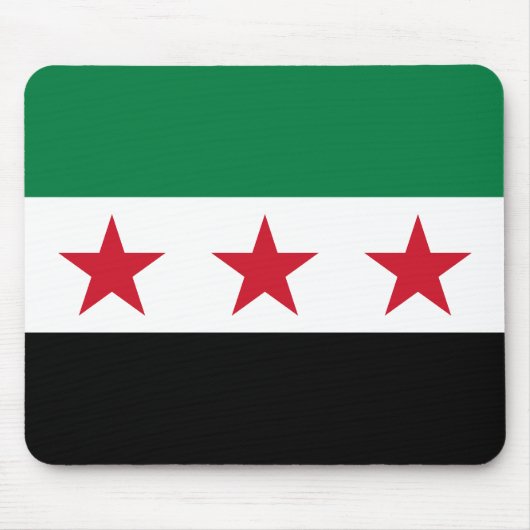 Tapis De Souris Drapeau de la Syrie (Devant)