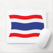 Tapis de souris Drapeau de la Thaïlande (Avec souris)