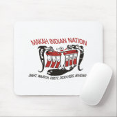Tapis De Souris Drapeau de la tribu Makah Mousepad (Avec souris)
