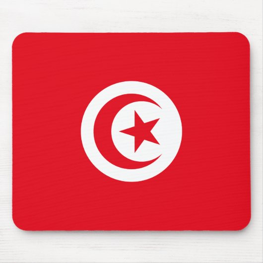 Tapis De Souris Drapeau de la Tunisie (Devant)