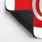 Tapis de souris Drapeau de la Tunisie (Coin)