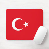 Tapis De Souris Drapeau de la Turquie (Avec souris)
