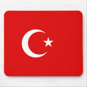 Tapis De Souris Drapeau de la Turquie (Devant)