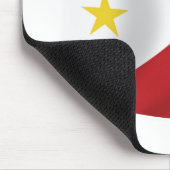 Tapis de souris Drapeau de l'Acadiana (Coin)
