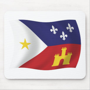 Tapis de souris Drapeau de l'Acadiana