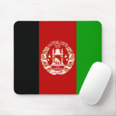 Tapis De Souris Drapeau de l'Afghanistan patriotique (Avec souris)