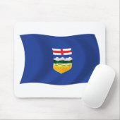 Tapis de souris Drapeau de l'Alberta (Avec souris)