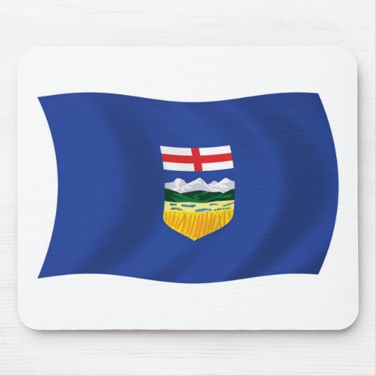 Tapis de souris Drapeau de l'Alberta (Devant)