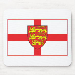 Tapis De Souris Drapeau de l'Angleterre avec le manteau des bras