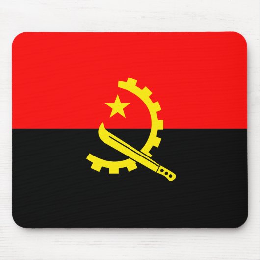 Tapis De Souris drapeau de l'angola mousepad (Devant)
