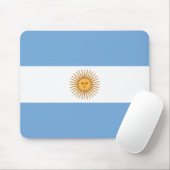 Tapis De Souris Drapeau de l'Argentine (Avec souris)
