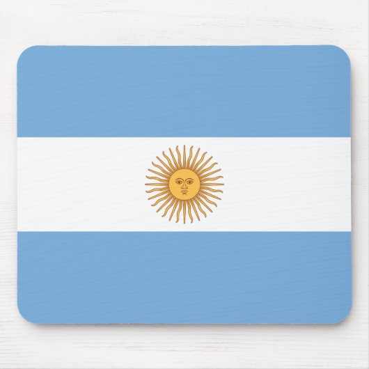 Tapis De Souris Drapeau de l'Argentine (Devant)