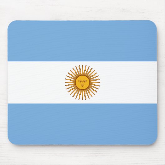 Tapis De Souris Drapeau de l'Argentine (Devant)