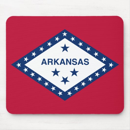 Tapis De Souris Drapeau de l'Arkansas (Devant)