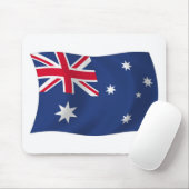 Tapis de souris Drapeau de l'Australie (Avec souris)