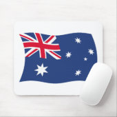 Tapis de souris Drapeau de l'Australie (Avec souris)