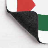 Tapis de souris Drapeau de l'Autorité palestinienn (Coin)