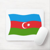 Tapis de souris Drapeau de l'Azerbaïdjan (Avec souris)