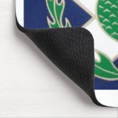 Tapis De Souris Drapeau de l'Ecosse et de chardon (Coin)