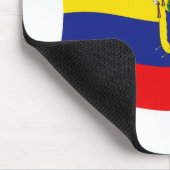 Tapis de souris Drapeau de l'Équateur (Coin)