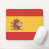 Tapis De Souris Drapeau de l'Espagne (Avec souris)