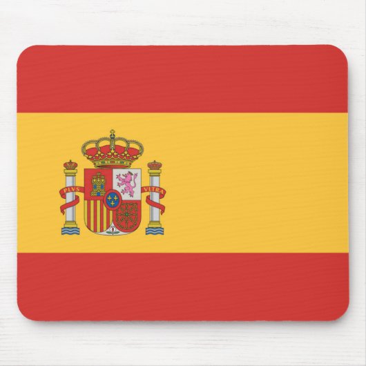 Tapis De Souris Drapeau de l'Espagne (Devant)