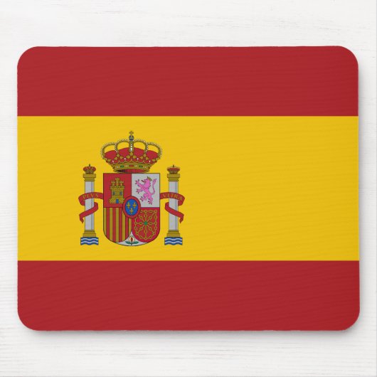 Tapis De Souris Drapeau de l'Espagne (Devant)