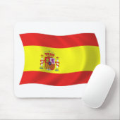 Tapis de souris Drapeau de l'Espagne (Avec souris)