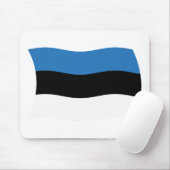 Tapis de souris Drapeau de l'Estonie (Avec souris)