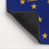 Tapis De Souris Drapeau de l'État de l'Indiana (Coin)