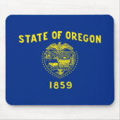 Tapis De Souris Drapeau de l'État de l'Oregon (Devant)