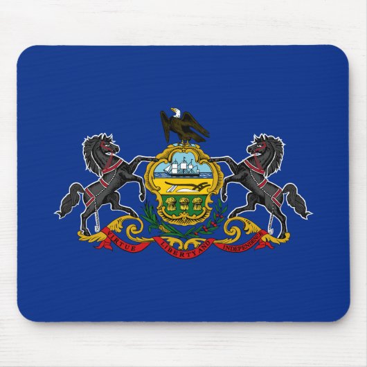 Tapis De Souris Drapeau de l'État de Pennsylvanie (Devant)