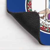 Tapis De Souris Drapeau de l'État de Virginie (Coin)
