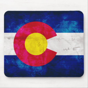 Tapis De Souris Drapeau de l'État du Colorado