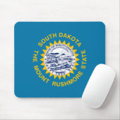 Tapis De Souris Drapeau de l'État du Dakota du Sud (Avec souris)